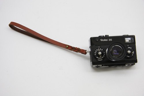 Rollei（ローライ）35用　ツイストハンディストラップ　ブラウン