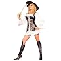 Lady Buccaneer Women's Pirate Sexy Costume Adult Halloween - Size M/L, Dress Size 6-10