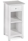 Hawthorne One - drawer Anywhere Table/telephone Stand, WITH ONE DRAWER, WHITE