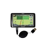Retractable USB Cable for the Magellan Roadmate 9055 with Power Hot Sync and Charge capabilities - uses Gomadic TipExchange Technology