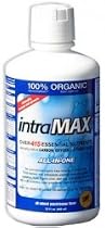 intraMAX Liquid Nutrition, Peach Mango Flavor, 8g fiber/4g protein per serv., Vitamins, Minerals, Enzymes, Fiber, 33 oz - 1 Month Supply