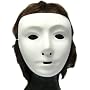 Face Mask (plastic) - Robotic: White