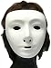 Robotic Face Mask (plastic) - White