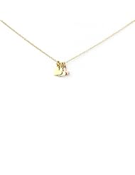 Dogeared Yesterday, Today and Forever Sideways Hearts Necklace