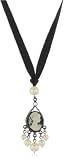 1928 Boutique Kimberly's Cameos Ribbon Necklace