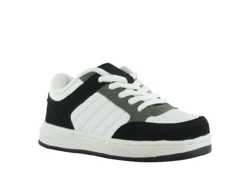 Cobra Boy's Calvin Skate Shoe (Toddler) White Black