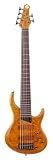 MTD Kingston Bass Guitar Z 6 String, Rosewood Fingerboard, Burled Maple