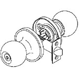 Ball Privacy Knobset, Bronze