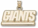 New York Giants Giants with Bar Pendant - 14KT Gold Jewelry