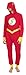 DC Comics The Flash Adult Hooded One Piece Pajama