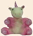 49504 Ivory & Pink Unicorn 8" Make Your Own *NO SEW* Stuffed Animal Kit w/ Tote Bag