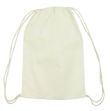 5 oz Cotton Drawstring Backpack - Natural Case Pack 192