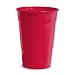 Apple Red 16 oz. Plastic Cups (8 count)