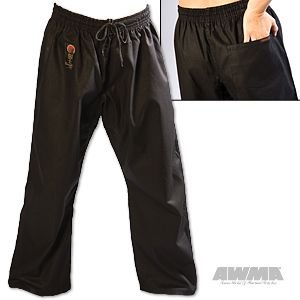 ProForce Gladiator 8oz Combat Karate Pants - Black - Size 4
