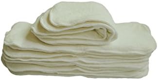 Todaybuy Baby Cloth Diaper 4 Layers Antibacterial Viscose Inserts Super Water Absorbent 12pcs