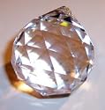 30 mm Faceted Leaded Crystal Sphere