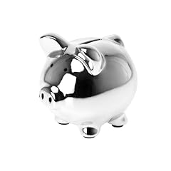 Wanted HY0295 Spardose Pig medium Keramik chrome
