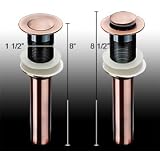 Buy 1 1 2 Kitchen Bathtub Sink Pop-Up Drain Stopper Copper by MEGA BRAND