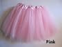 Girls Basic Ballerina Tutu Ballet Dress-up 2 Layer Tutus Select: Pink
