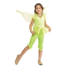 Let's Pretend Tinkerbell Costume Peter Pan's Little Darling (Shoes not included)