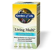 Garden of Life Living Multi Optimal Formula, Caplets, 252-Count Bottle