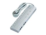 6-Outlet Surge/Phone Jack, UL approved