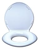 Big John Toilet Seat - Cream, closed front
