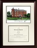 Norfolk State University Graduate Framed Lithograph w/ Diploma Opening
