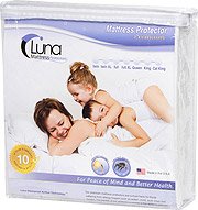 Luna Premium Hypoallergenic Waterproof Mattress Protector - King Size