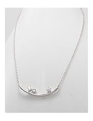 CZ Necklace In 92.5 Sterling Silver