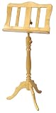 Ornate WOOD MUSIC STAND Oak Finish New!