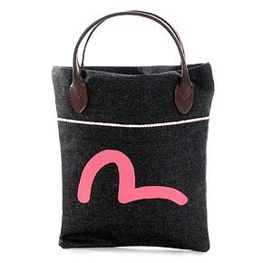 Evisu selvedge denim bag
