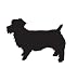 Terrier Dog Pet Glen Of Imaal Terrier Car Truck Vehicle Bumper Helmet Decal Sticker Wall Art Laptop Design Skin Stickers