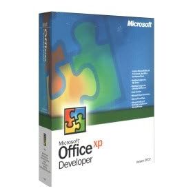 Microsoft Office XP Developer Edition [Old Version]