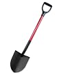 Bully Tools 82510 Heavy Duty Commercial Grade E-Model D-Grip Round Point Shovel