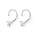 AtoZ Piercing Claw Set Round CZ Crystal Stone 22G (0.6MM) 925 Sterling Silver Nose Screw