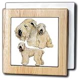 Soft Coated Wheaten Terrier - 6 Inch Tile Napkin Holder