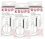 Krups 590 Charcoal Filters, 3 Pack, 1 Year Supply
