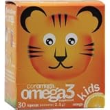 Coromega Omega-3 Kids Squeeze Packets, Orange 30 ea
