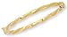 14k Yellow Twisted Design Childrens Bangle Bangle - 5.5 Inch