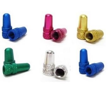 Presta Bicycle MTB Valve Caps French High Pressure Anodized Dust Cover 4 Colors