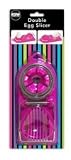 Double Kitchen Egg Slicer - Cuts Two Shapes - Pink