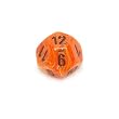 Chessex Vortex Dice 16mm Orange and black d12
