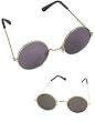 Black John Lennon Groovy Hippie Style Ozzy Costume Accessory Glasses Black John Lennon Groovy Hippie Style Ozzy Costume Accessory Glasses