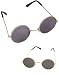 Black John Lennon Groovy Hippie Style Ozzy Costume Accessory Glasses