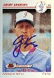Jimmy Kremers, Indianapolis Indianas - Expos Affiliate, 1991 Line Drive Pre-Rookie Autographed Card