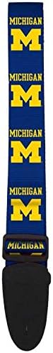 Spirit Strap College Guitar Strap - Michigan Wolverines