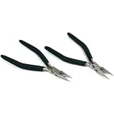 2 Chain Needle Nose Long Pliers Wire Wrap Jewelers Tool