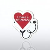 Lapel Pin - Heart with Stethoscope