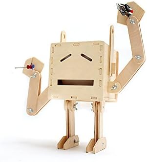 Fondlife® Creative Tissue paper holder Funny DIY Wooden Robot Tissue Box Paper Holder for Decoration Home Daily Use